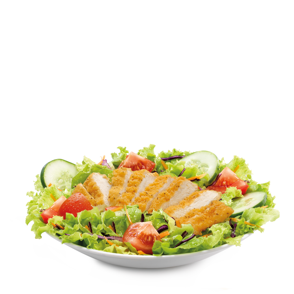 Salade Deluxe Poulet croustillant Menu McDonald's Guyane