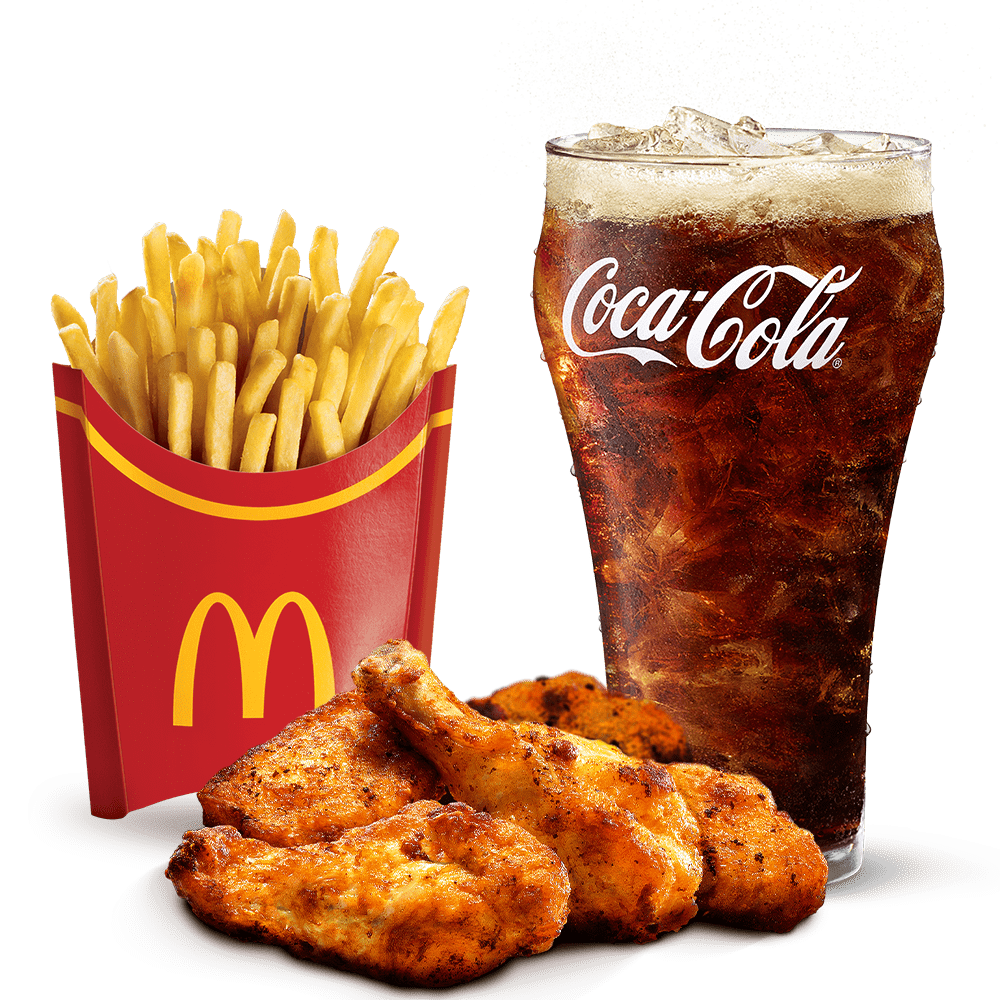 Menu Maxi Best Of 6 Chicken Wings Menu McDonald's Guyane