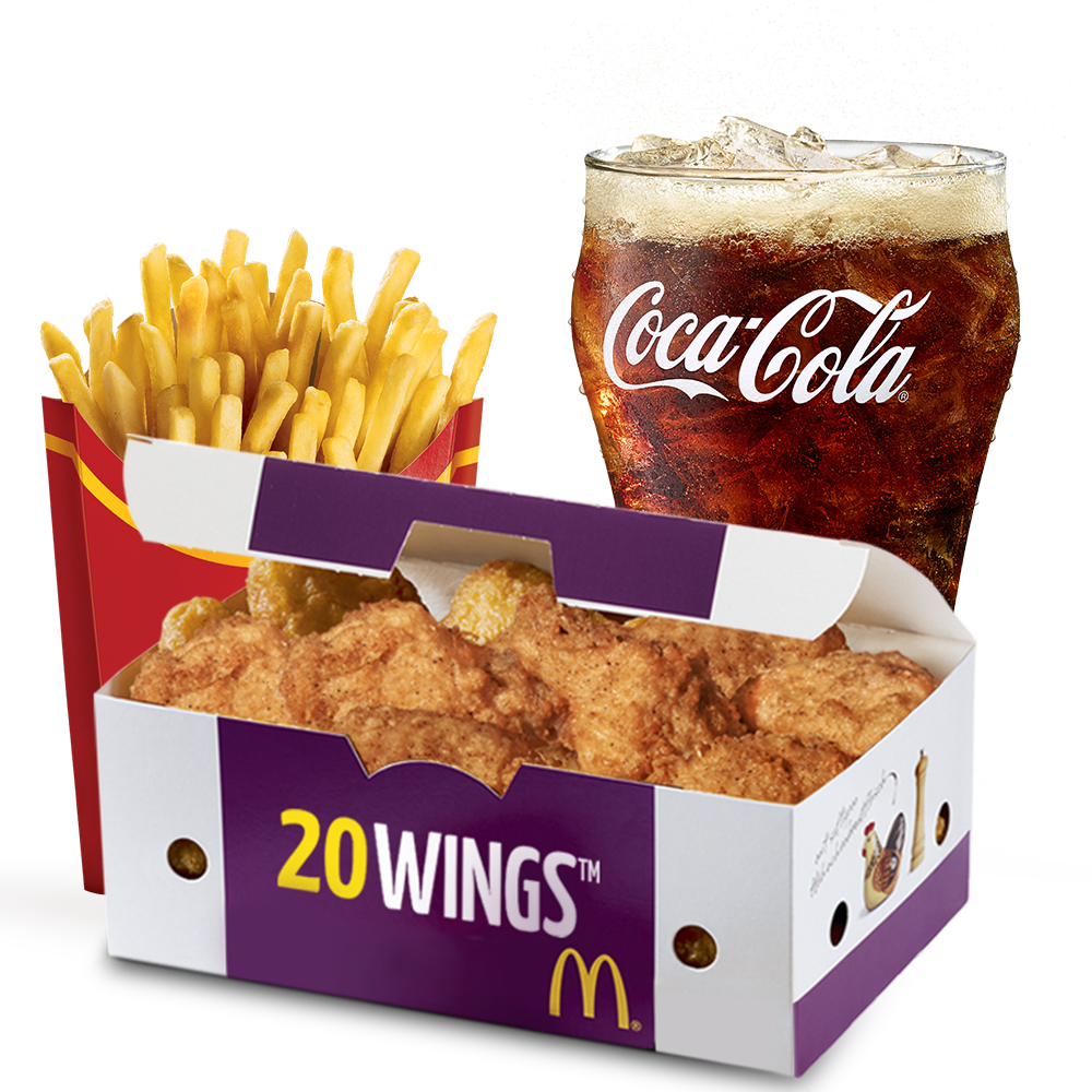 بعد ذلك دوق مفرط، متطرف، متهور  Menu Maxi Best Of 20 Chicken Wings - Menu McDonald's