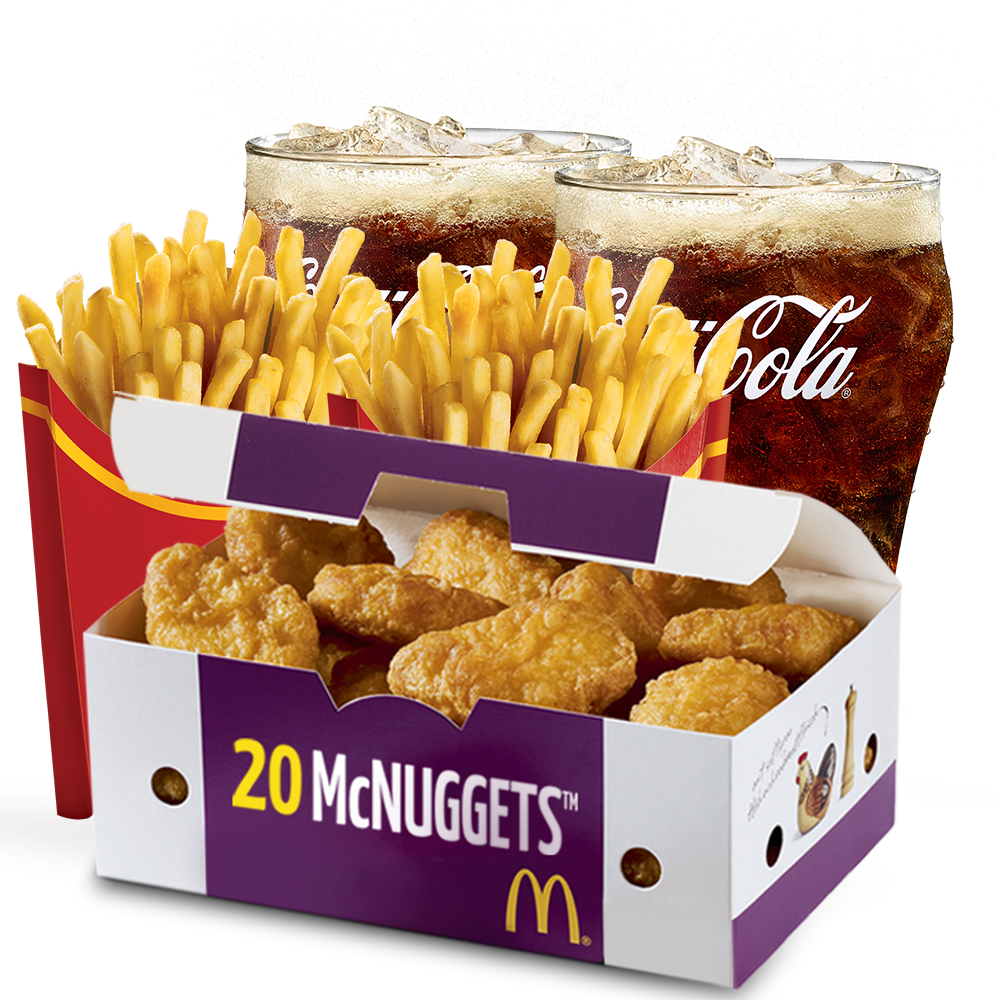 Menu McDonald's Antilles : Menu Maxi Best Of 20 McNuggets
